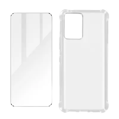 Realme 9 4G in 9 Pro Plus Premium 360° Protection Pack: mehka torbica iz kaljenega stekla, odporna na udarce - prozorna