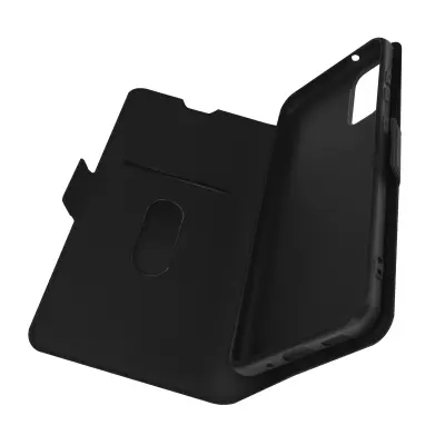 Ovitek za Samsung Galaxy S20, držalo za kartice, stojalo za video in mini magnetni zavihek - crn