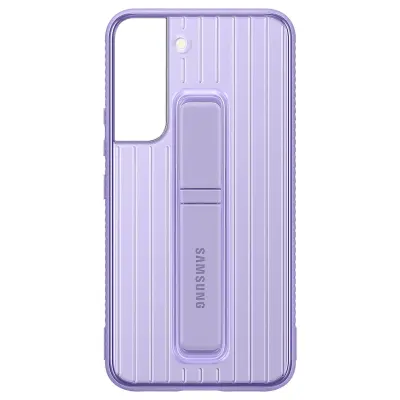 Uradna torbica s stojalom za Galaxy S22, zašcitno stojalo za Samsung - barva sivke