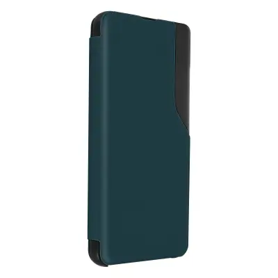 Xiaomi Redmi 10C Clear View etui, preklopno okno in funkcija stojala - zelena