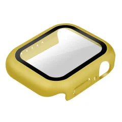 Ohišje Apple Watch Series 7 (45 mm), trdno z integriranim zašcitnim steklom - rumeno