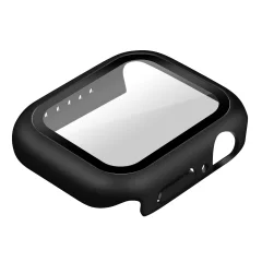 Ohišje Apple Watch Series 7 (45 mm), trdno z integriranim zašcitnim steklom - crno