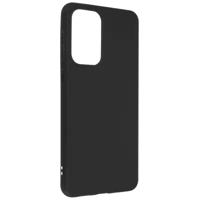 Ovitek za Samsung Galaxy A33 5G iz mehkega silikona, upogljiv in zašciten proti prstnim odtisom - crn