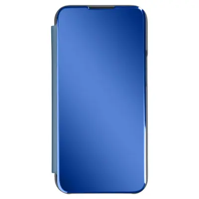 Zašcitna torbica za iPhone 13 Pro Max Ultra-thin Mirror Flip, funkcija stojala - modra