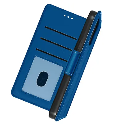 Folio Case iPhone 13 Indoor and Outdoor Wallet, Video stojalo - modra