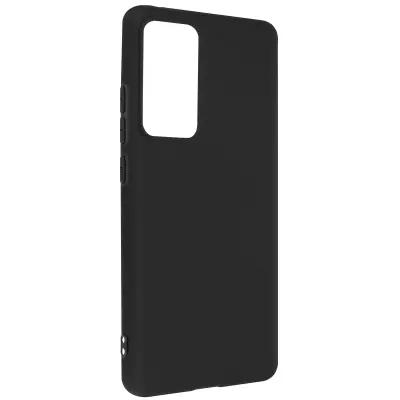 Ovitek Xiaomi 12 iz mehkega, prilagodljivega silikona, ki preprecuje prstne odtise - crn