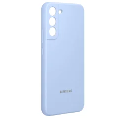 Uradni ovitek za Samsung S22, soft touch, serija silikonskih ovitkov - nebesno modra