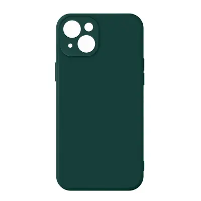 Poltrdi silikonski ovitek za iPhone 13 Mini z mehkim zakljuckom - zelen