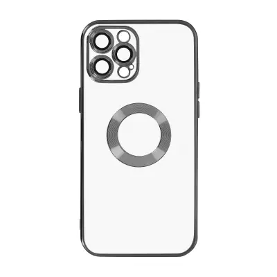 Ovitek za iPhone 12 Pro, popolnoma zašciten fotoaparat - ucinek crnega kroma