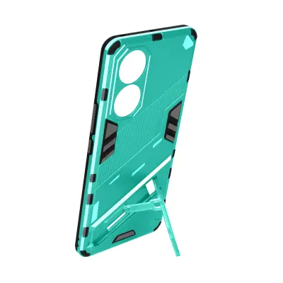 Honor 50 in Huawei Nova 9 togo dvomaterialno ohišje s funkcijo podpore za video - turkizno
