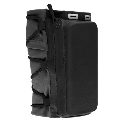 Športni trak s cipko, prostor za shranjevanje pametnega telefona z zadrgo - crn