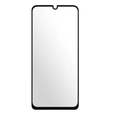 Samsung Galaxy A22 5G Shatterproof Glass Anti-Scratch, Beveled Black Edge - Transparent
