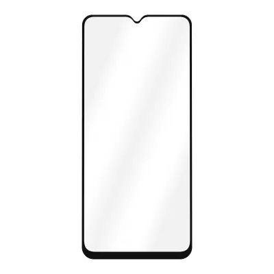 Kaljeno steklo Honor X7, izjemno odporna zašcita, proti praskam in prstnim odtisom - crn obris
