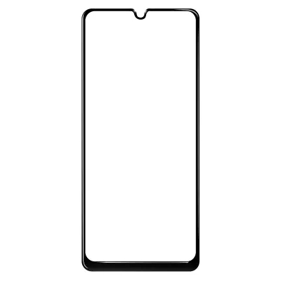 Samsung Galaxy A33 kaljeno steklo, 9D od roba do roba, odpornost 9H - crn obris