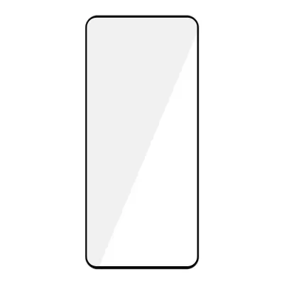 Kaljeno zašcitno steklo za Xiaomi Redmi Note 11 in Note 11s s poševnimi robovi, popolna oprijemljivost - crn obris