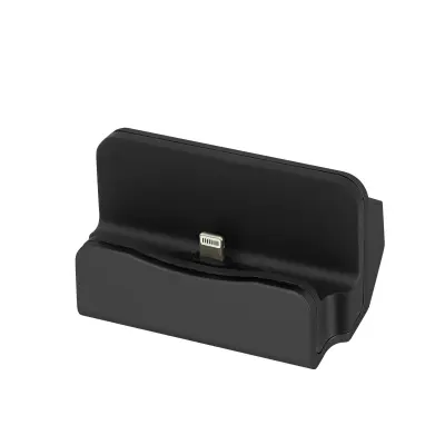 Polnilna postaja za iPhone, standardno hitro polnjenje in sinhronizacija - crna