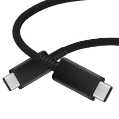 Originalni kabel Samsung USB-C v USB-C 5A, polnjenje in sinhronizacija, dolžina 1,8 m - crn (servisni paket EP-DX510JBE)