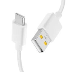 Originalni kabel Realme USB 2A v USB-C, polnjenje in sinhronizacija - bel (servisni paket DL143)
