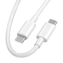 Originalni dvojni kabel Xiaomi USB-C 5A, hitro polnjenje in sinhronizacija, 1m50 - bel