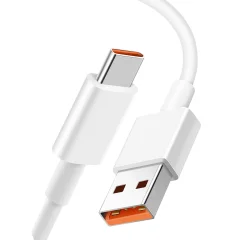 Originalni kabel Xiaomi USB v USB-C 6A, hitro polnjenje in sinhronizacija - bel