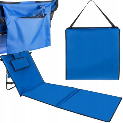 Oxford podloga za na plažo z nastavljivim naslonjalom + blazina 150x50cm