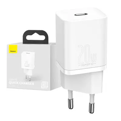Baseus Super Si Quick Charger 1C 20W (bel)