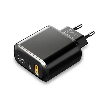 Stenski polnilec Mcdodo CH-7170 PD 20W 2xUSB + USB-C (črn)