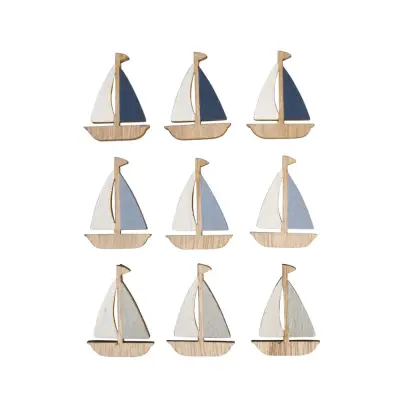 Lesene jadrnice, 3-4cm, set 9