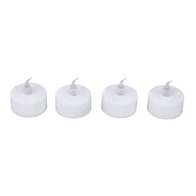 LED čajne svečke set 4 - efekt gorjenja