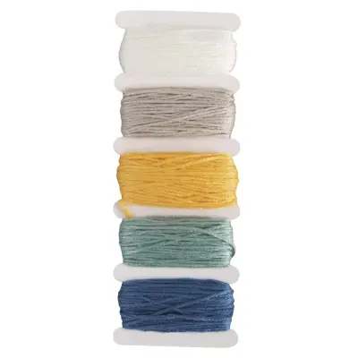 Bombažne vrvice "Stitch&Knot, pastelni toni, 5x10 m