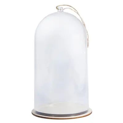 Prosojna kupola s podstavkom fi 12cm v=19cm,