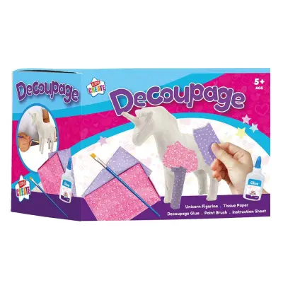 Ustvarjalni set: Samorog, decoupage