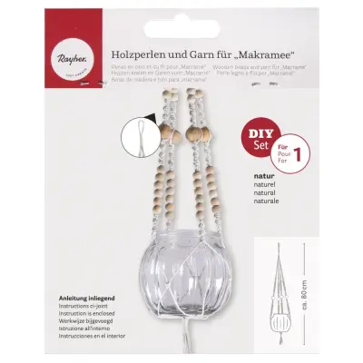 Set za izdelavo makrameja "Makramee", naraven