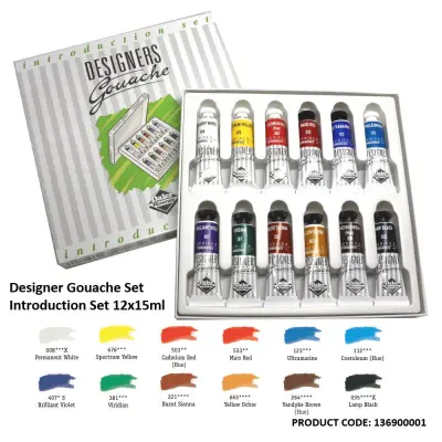 Designers Gouache set Intro 12x15 ml