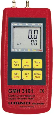 Merilnik tlaka Greisinger GMH 3161-07 za zračni tlak\, neagresivne pline in korozivne pline -0.01 - 0.350 bar
