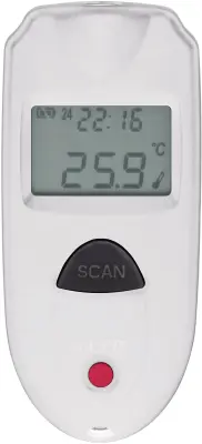 Infrardeči termometer VOLTCRAFT IR 110-1S optika 1:1 -33 do +110 °C pirometer\, kalibracija narejena po: delovnih standardih