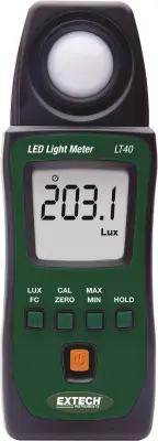 Extech LT40 Lux-Meter\, merilnik svetlosti