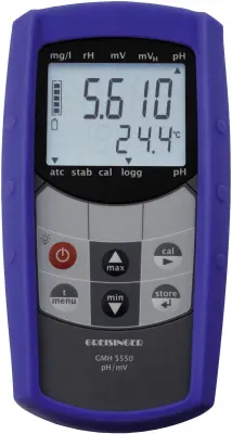 kombinirani merilnik Greisinger GMH 5530 pH-vrednost, redoks potencial (ORP) 2.00 - 16.00 pH Kalibrirano delovni standardi (lastni)