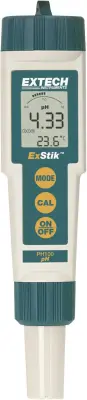 pH meter Extech PH100 pH-vrednost 0 - 14 pH Kalibrirano delovni standardi (lastni)