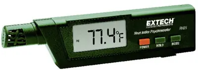 Extech RH25 merilnik vlažnosti (higrometer)  0 % rF 99 % rF prikaz rosišča/opozorilo pred plesnijo Psihrometer s prikazom temperature Extech RH25