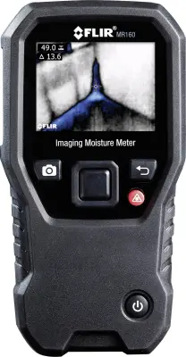 FLIR MR 160 merilnik vlažnosti materialov Merilno območje vlage v zgradbah (območje) 0 do 100 % vol vgrajena toplotna kamera Merilnik vlage v material