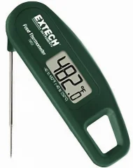 Vbodni termometer Extech NSF zložljiv žepni termometer za živila merilno območje temperature -40 do 250 °C