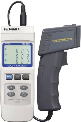 VOLTCRAFT® RGB-2000 analizator barve kalibriran po tovarniškem standardu