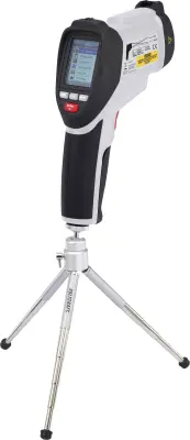 Infrardeči termometer VOLTCRAFT IR-1600 CAM optika 50:1 -50 do +1600 °C pirometer\, zaslon\, kalibracija narejena po: delovnih standardih