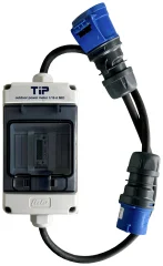 TIP 1/16CEE Priključek MID 1PH16A CEE zunanji merilnik energijske porabe\, kabelski digitalni fazni merilnik do 999999.9 kWh