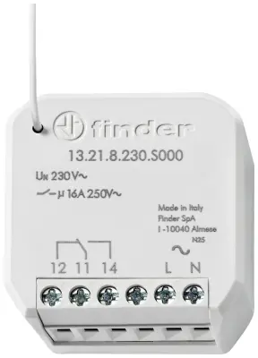 Finder 13.21.8.230.S000 13.21.8.230.S000 brezžični sprejemnik podometna   1 kos