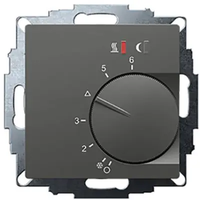 Eberle UTE 2800-F-Anthrazit-55 sobni termostat podometna  10 do 40 °C