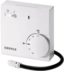 Sobni termostat\, nadometni\, dnevni program 10 do 60 °C Eberle FR-E 525 31 vklj. senzor za dalj. upravljanje