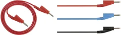 Rohde & Schwarz HZ10R merilni kabel\, komplet [lamelni vtič 4 mm - lamelni vtič 4 mm] 1.00 m rdeča 1 kos
