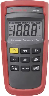 Merilnik temperature Beha Amprobe TMD-50 termometer\, tipa K -60 do +1350 °C vrsta tipala: K kalibracija narejena po: delovnih standardih